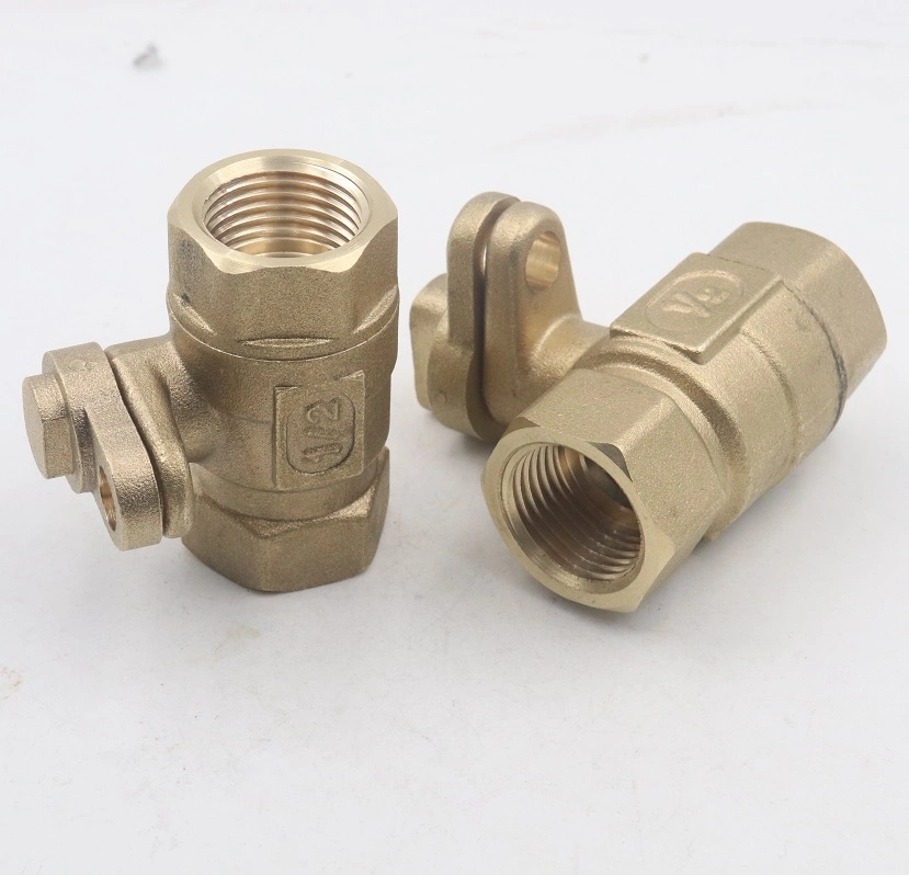 Pn25 Shut off Stop Female NPT Thread DN15 Forged Brass Lockable Ball Valve